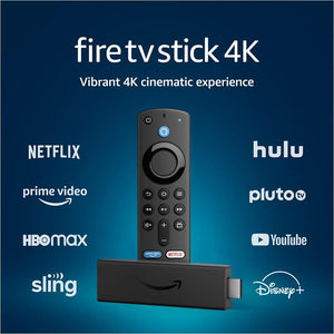Amazon Fire TV Stick 4K con la más reciente generación de control remoto por voz Alexa