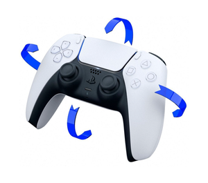 Sony Gamepad DualSense para PlayStation 5, Inalámbrico, Bluetooth, Negro/Blanco